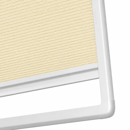 Plisségardin med magnetramme / klikramme - mørklægning - Beige